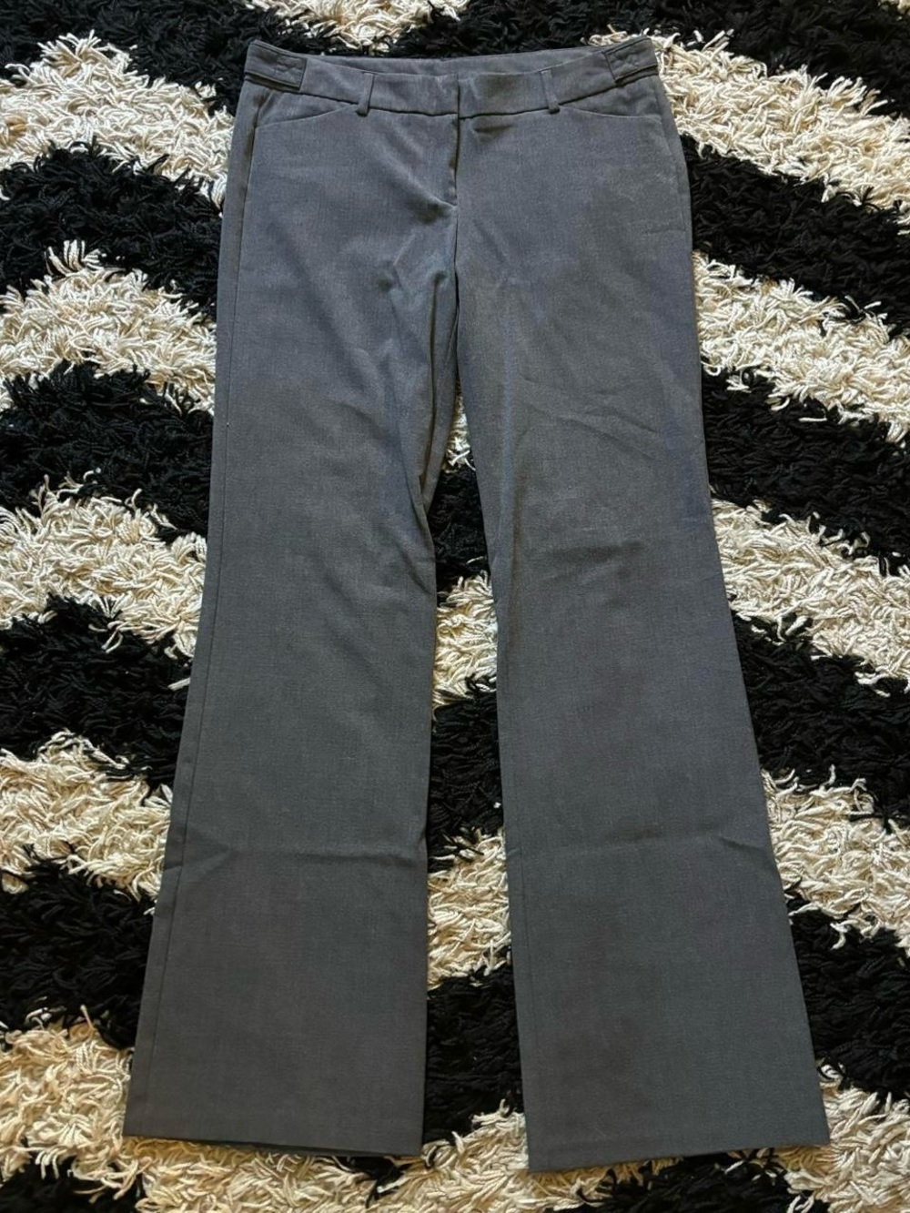 Joe B Y2K Low Rise Grey Bootcut Dressy Pants Women’s 7